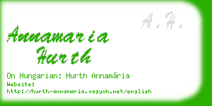 annamaria hurth business card