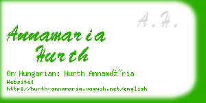 annamaria hurth business card